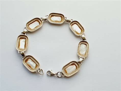 hermes mother of pearl bracelet